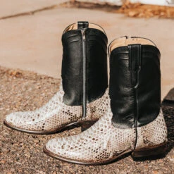 Alamo - Black/White Python