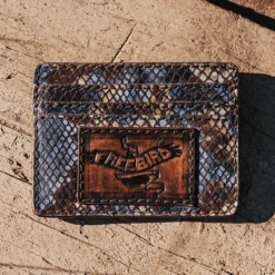 Cc Wallet - Blue Multi Snake