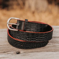 Classic Belt - Black Croco
