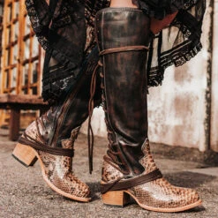 Coal - Beige Python Multi