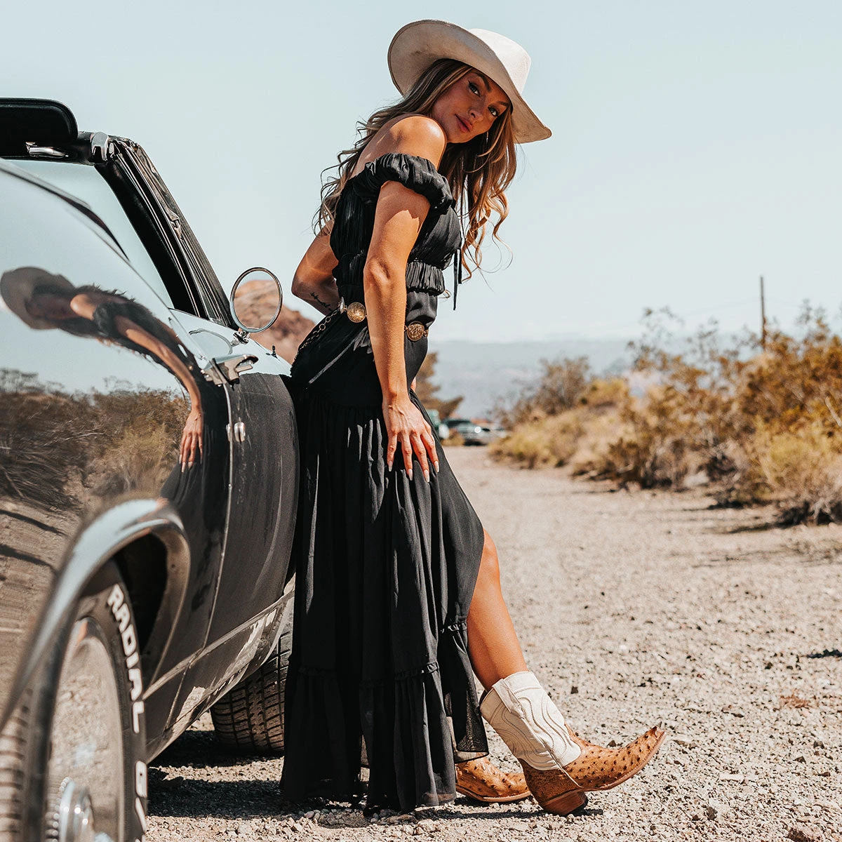 Warrick - Tan Ostrich Multi - Image 2