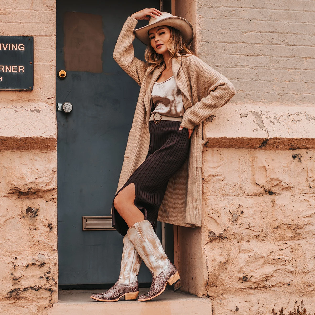 Woodland - Wine Ostrich Multi - Image 2